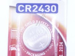 CR2430 CR-2430L/ 1BP LITIJUMSKA BATERIJA 3V,  280MAH 1ER BLISTER