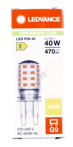 LED PIN40 4.2W LED PIN 40 300° P 4.2W 827 CLEAR G9
