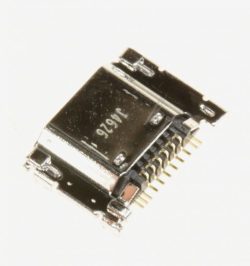 3722-003761 JACK-MICRO USB,11P(USB 5P 6P), SN/ NI, BLK,