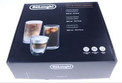 DLSC326 AS00004620 HOT&COLD-KOLLEKTION,  SET MIT 2 CAPPUCCINO-,  2 COLD BREW- UND 2 DOPPELWANDIGEN THERMOGLÄSER