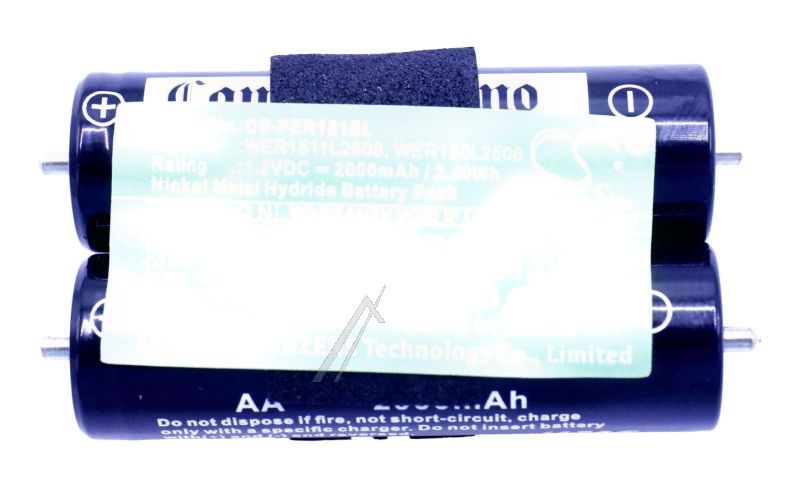 1,2V-2000MAH NI-MH RASIERERAKKU ALTERNATIV FÜR PANASONIC