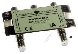 EBC 114 21610007 4FACH-F-VERTEILER 5-2400 MHZ SCHIRMKLASSE A