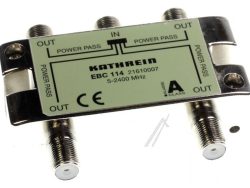 EBC 114 21610007 4FACH-F-VERTEILER 5-2400 MHZ SCHIRMKLASSE A