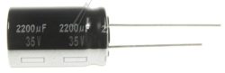 2200UF-35V ECA1VHG222 ELKO RADIAL PAN 105° 16X25MM -ROHS-