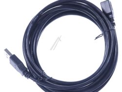 USB-A ADAPTERKABEL,  USB-B,  2.0, SCHWARZ,  3M