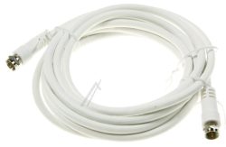 F-ANSCHLUSSKABEL 2,5M CLASS A GERADE WEISS