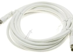 F-ANSCHLUSSKABEL 2,5M CLASS A GERADE WEISS
