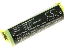 1,2V-2000MAH NI-MH ALTERNATIV AKKU FÜR MOSER EASY STYLE 1881