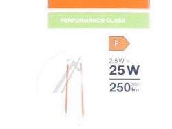 LED CLP25 2.5W LED CLASSIC P P 2.5W 827 FIL CL E14