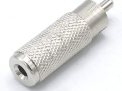 CINCHSTECKER/ KLINKENKUPPLUNG 3,5MM MONO METALL