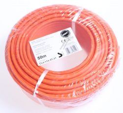 CAT.7 VERLEGEKABEL 1000 MHZ S/ FTP PIMF ORANGE,  50M