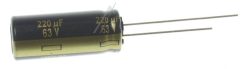 220UF-63V EEUFC1J221 ELKO RADIAL PAN 105° 10X25MM -ROHS-