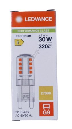 AC589010455 30 2,6 W 827 CL G9P LED PIN30 2,6 W 827 CL G9P