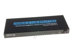 HDMI 2.0 VERTEILER 8FACH 1X IN - 8X OUT,  3D,  4K*2K@60HZ