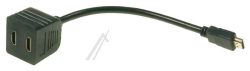 HDMI1.3-ST. 19-POL./ 2X HDMI 0,2M