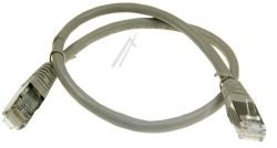 PATCHKABEL CAT6, RJ45, S/ FTP (PIMF),  GRAU,  0,5M,  LSOH
