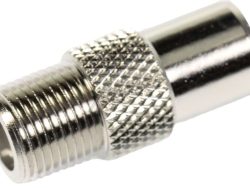DV 52 17706 F-ADAPTER,  1 STÜCK,  IEC-STECKER AUF F-BUCHSE