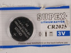 30070627 BATTERY CR2025 3V