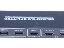HDMI 2.0 VERTEILER 4FACH 1X IN 4X OUT,  3D UHD,  4K*2K@60HZ