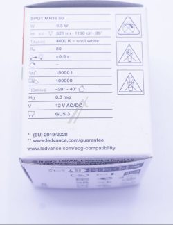 LED MR165036 6. LED MR16 P 6.3W 840 GU5.3