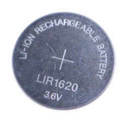 3,7V-16MAH LIR1620 KNOPFZELLE,  AUFLADBAR