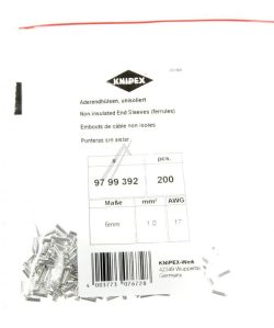 97 99 392 ADERENDHÜLSEN 1,0 MM² ,  AWG 17 ,  200 STÜCK