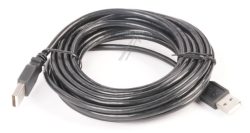 USB-A VERBINDUNGSKABEL,  2.0, SCHWARZ,  5M