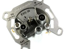 ESD 30 274209 SAT-EINZELANSCHLUSSDOSE 3LOCH