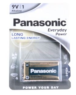 6LR61 6LR61EPS/ 1BP EVERYDAY POWER ALKALINE BATTERIE 9V BLOCK 1ER BLISTER