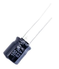 100UF-63V EEUFR1J101 ELKO RADIAL PAN 105° 10X12,5MM