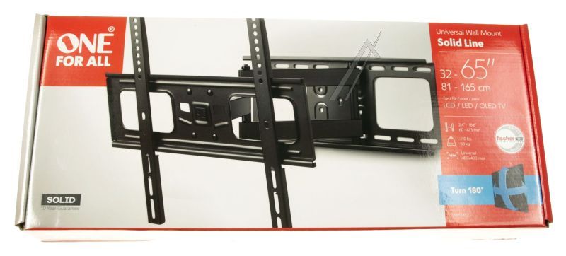 WM4452 SOLID WANDHALTERUNG NEIGBAR UND SCHWENKBAR,  32-65",  VESA MAX 400X400