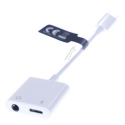 USB TYPE C(USB-C)-->3,5MM STEREO    LADEFUNKTION,  WEISS