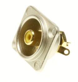 NF2D-4 CINCH (RCA) EINBAU-BUCHSE GELB
