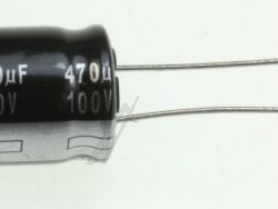 470UF-100V ECA2AHG471 ELKO RADIAL PAN 105° 16X25MM