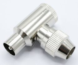 ISV 130 00620551 IEC-AUFDREHSTECKER,  90°,  FÜR KOAXIALKABEL MIT DURCHMESSER 3,