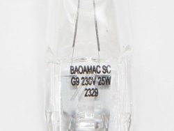 83140527 HALOGEN LAMP G9 25W 230V
