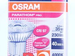 LPPPR16D3536 3, PARATHOM® PRO PAR16 35 36 ° 3.4 W/ 4000 K GU10 DIM,  220…240V