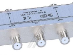8-FACH VERTEILER 5-1000MHZ MINI F-TECHNIK DÄMPFUNG: 11 DB