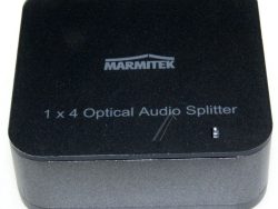 SPLIT TS14 25008205 TOSLINK SPLITTER -AUDIO VERTEILER – OPTISCHES – 1 EIN/ 4 AUS – DOLBY DIGITAL – DTS – SPDIF WEICHE