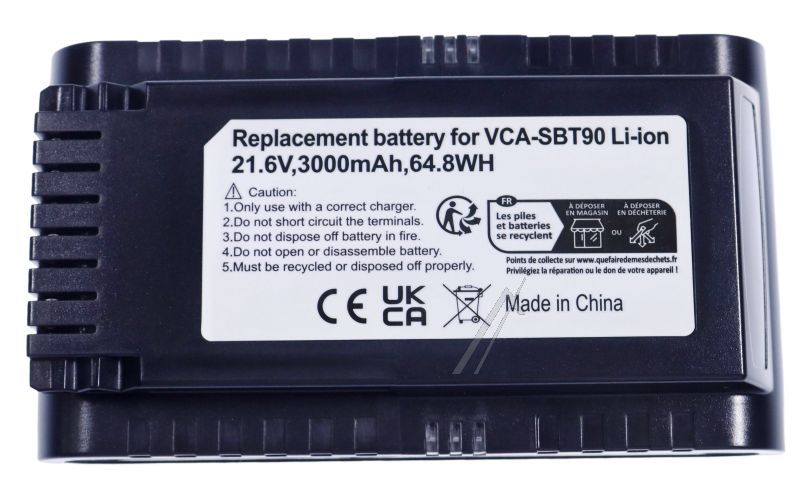 21,6V-2000MAH LI-ION STAUBSAUGERAKKU ALTERNATIV FÜR SAMSUNG