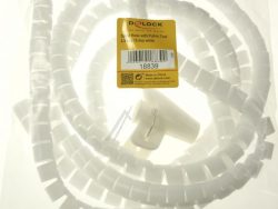18839 SPIRALSCHLAUCH MIT EINZIEHWERKZEUG 2,5 M X 15 MM WEISS