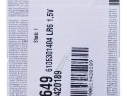 LR6 6106301404 BATERIJE 1,5V MIGNON PROFESSIONAL LITIJUM AA VARTA 4 KOM BLISTER