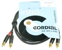 CFU 1,5 CC STEREO-AUDIOKABEL,  2X CINCH-STECKER /  2X CINCH-STECKER,  1,5M