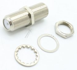 CFA 26-02 CFA02602 ADAPTER F,  F F-BUCHSE AUF F-BUCHSE MIT KONTERMUTTER PROFI-VERSION