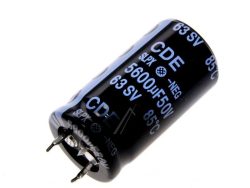 5600UF-50V ELKO RADIAL SNAP-IN 85° 22X40 RM10