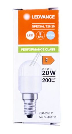 AC458980055 LED T26 20 2.3W 865 LED-LAMP/ MULTI-LED,  E14, 2,3 WATT,  T26 20 2.3W 865 FR E14 P