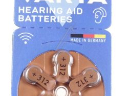 312 24607 101 416 BATERIJE ZA SLUŠNE APARATE 1,45 V,  TIP 312, BLISTER PAKOVANJE OD 6 KOMADA