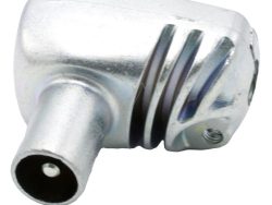 KSW2000N PRO EASY F 413210 IEC KOAXSTECKER ABGEWINKELT GESCHRAUBT CLASS A   PROFESSIONELL SERIE AUS ALUGUSS