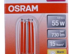LEDT2655 6,5W/ 827 230V FIL E14 LED SPECIAL LAMP 4,9W/ 730 LM 230V FIL E14 FS1 OSRAM 2700K