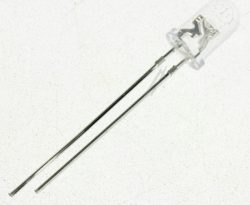 LED-5MM BELA 2,8MM